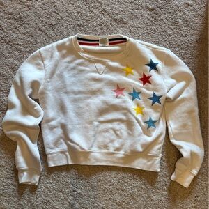 Exist Sweatshirt with Stars Pattern Sz S 80’s Rainbow Brite